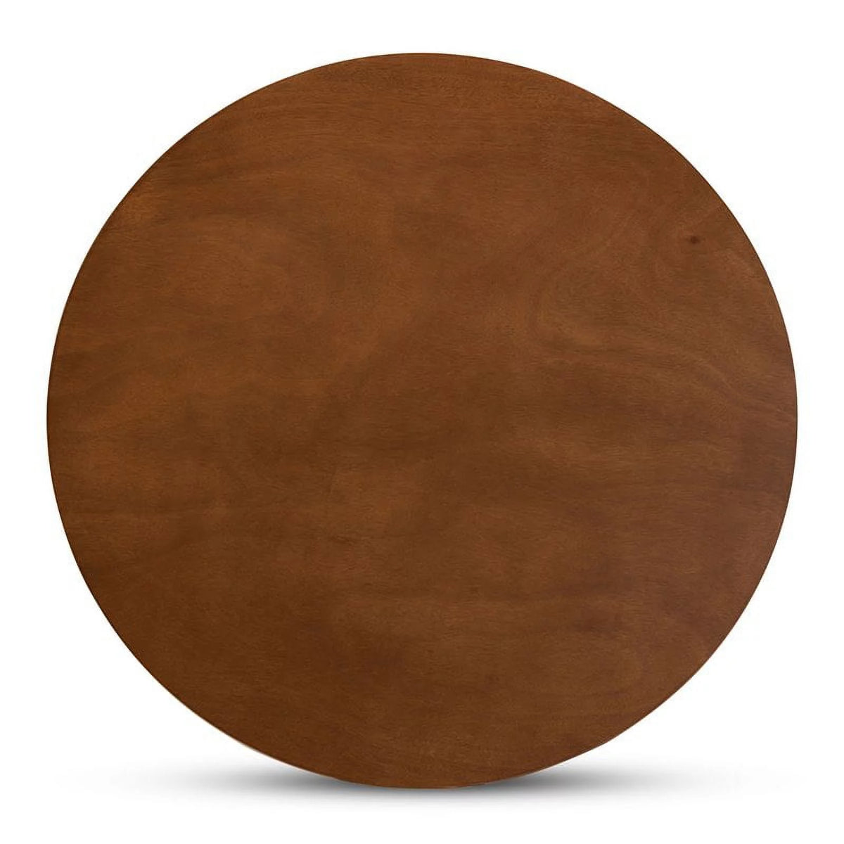 Mahogany Walnut Brown Round Wood Dining Table U4403