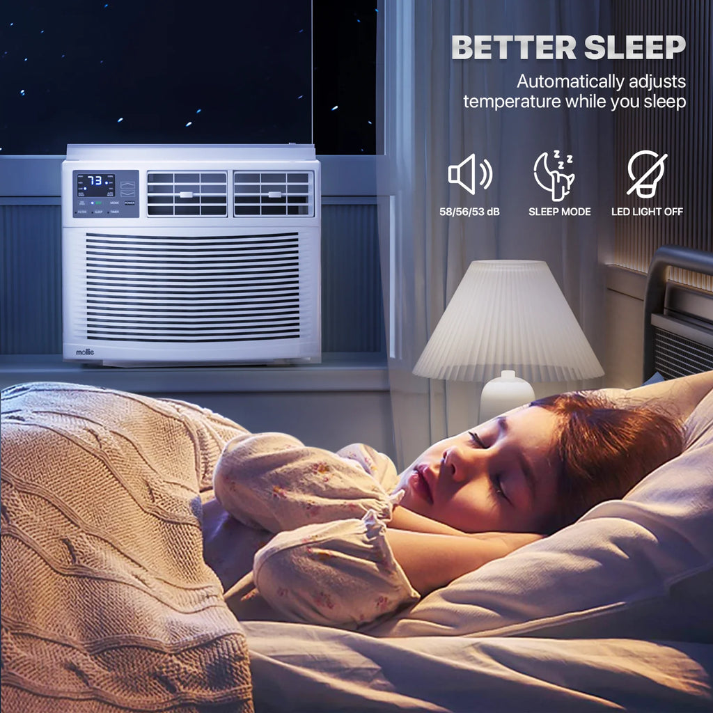 5,000 BTU Mechanical Window Air Conditioner with Multi-Speed Fan, White M60039