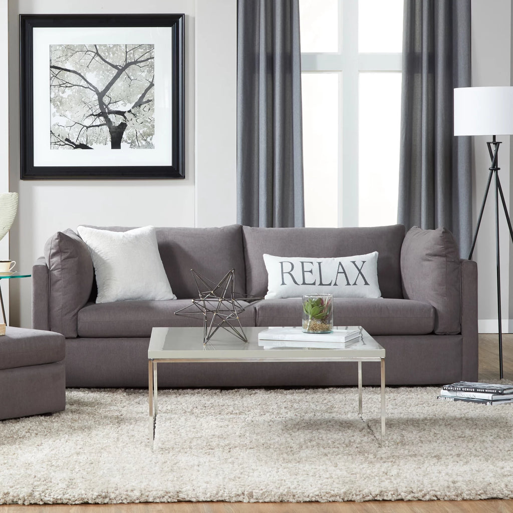 Carbon Gray 3-Piece Sofa and Cuddler Chair Set L8531