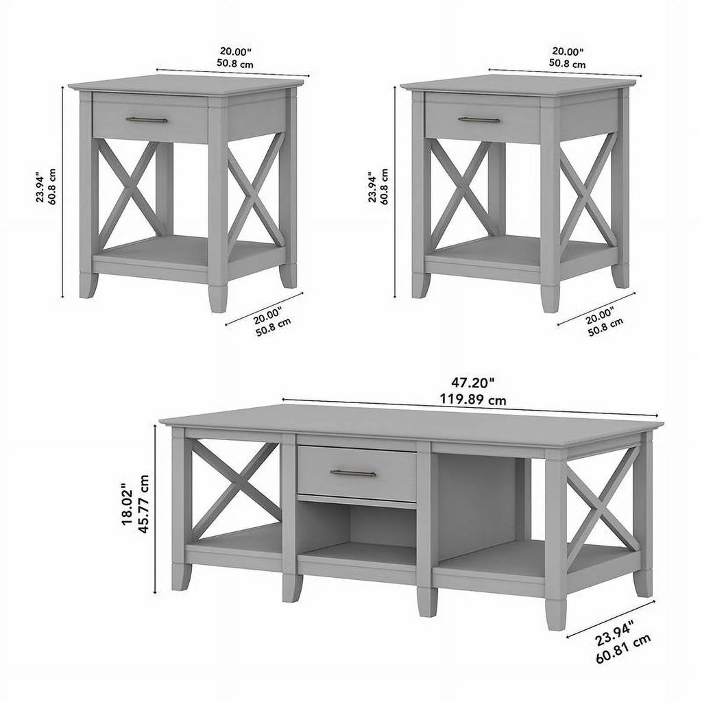 Coffee Table with End Tables S6759