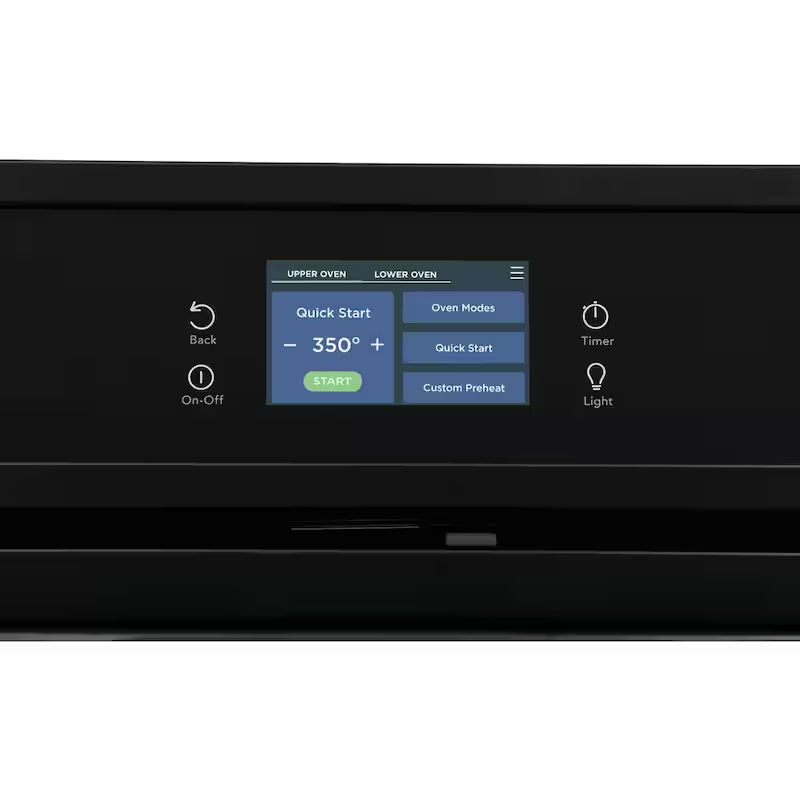 27 in. Double Electric Built-In Wall Oven with Convection in Black H265808