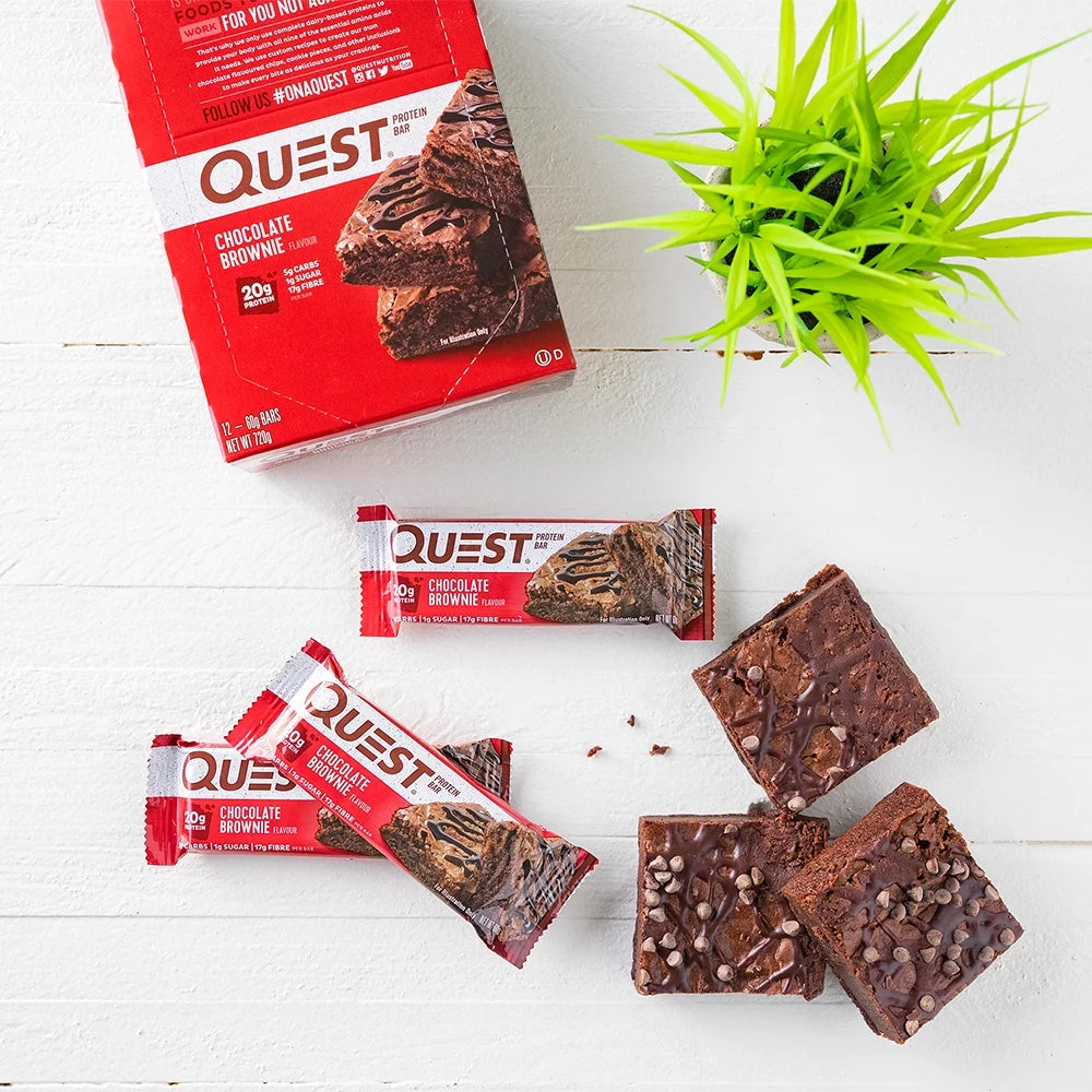 Chocolate Brownie 20g Protein Bar 12 Ct U136098