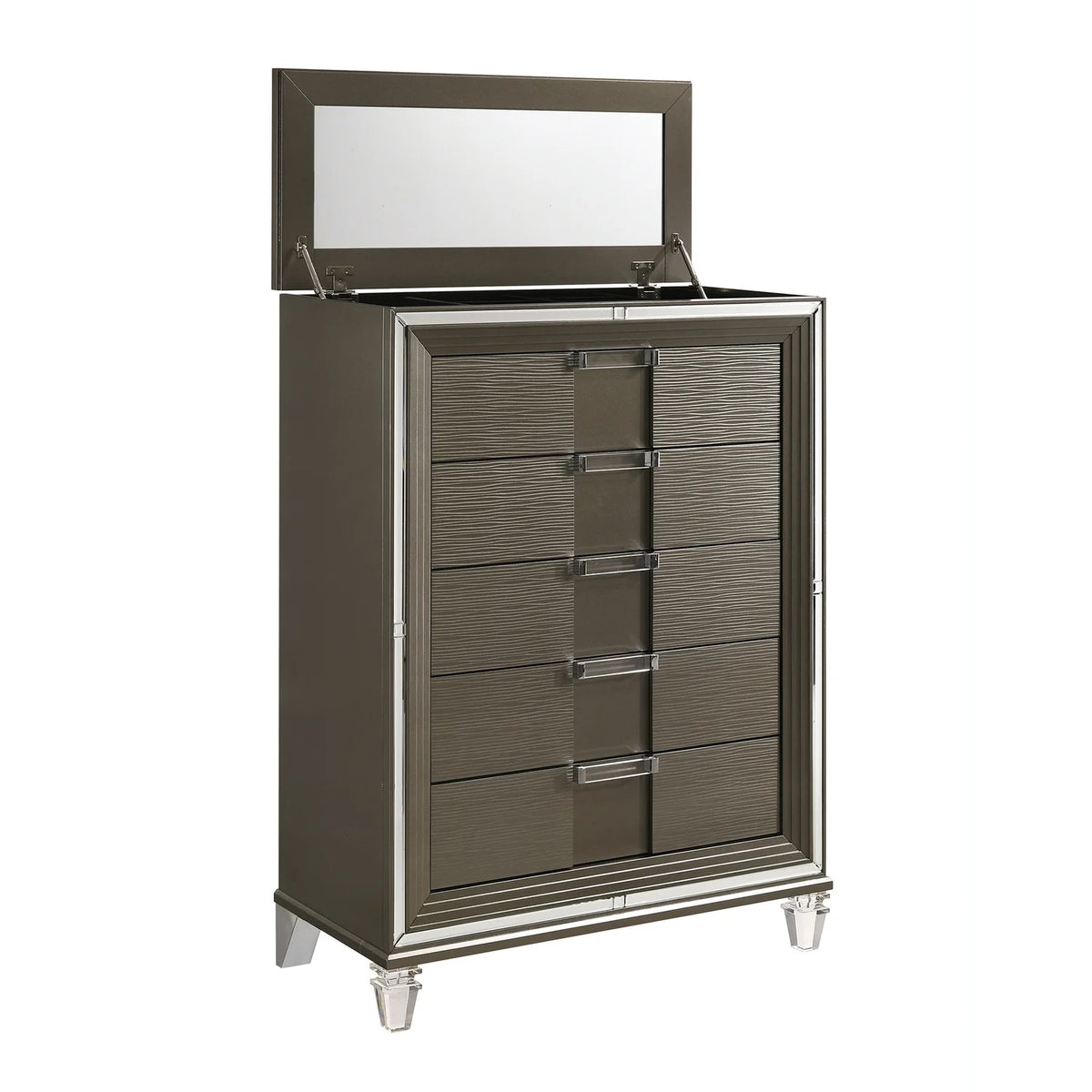 White 5-Drawer Chest O723678