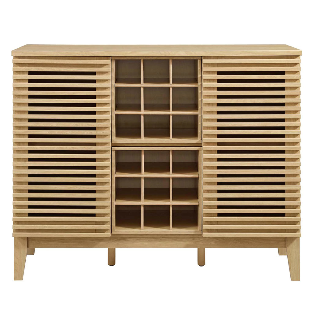 Oak Bar Cabinet I63665