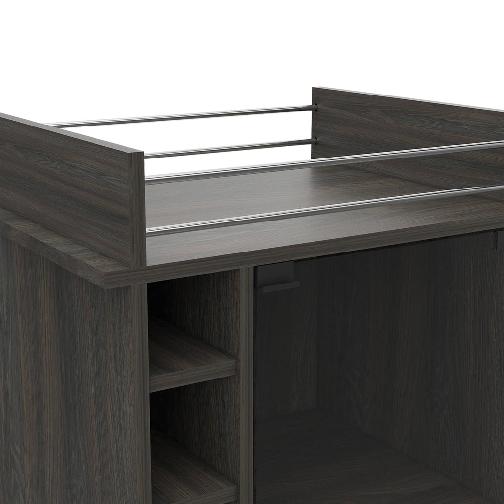 Grey Oak Bar Cart X488