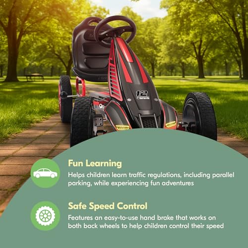 Pedal Go Kart with Adjustable Bucket Seat V722