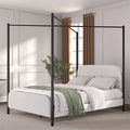 Queen Metal Canopy Bed N405