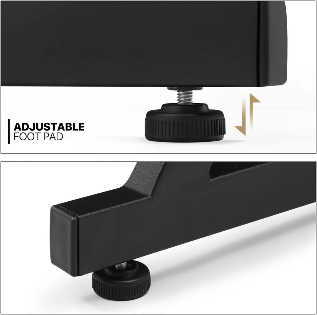 Black 3 Tier Z-Shape Computer Desk T121709
