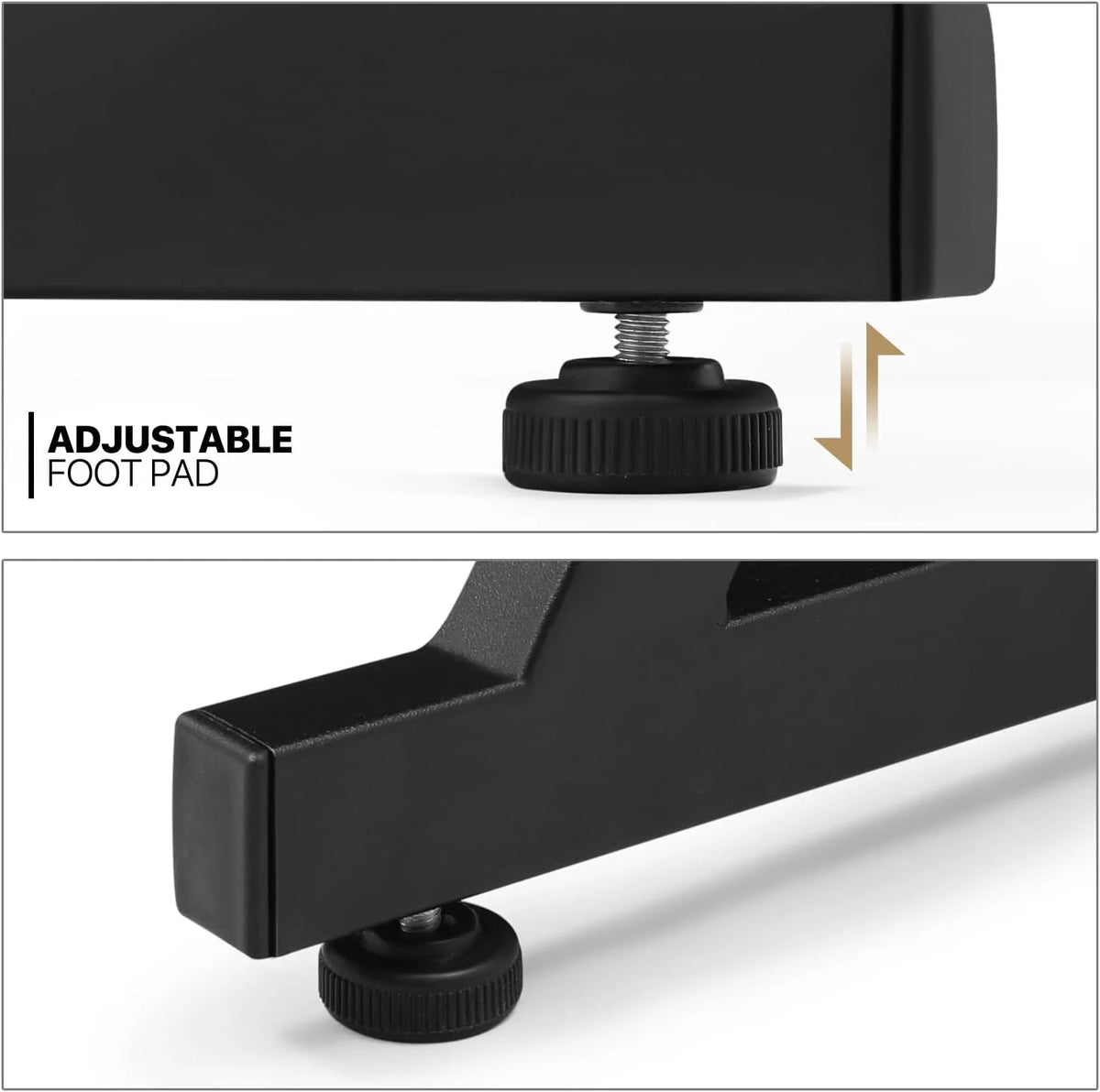 Black 3 Tier Z-Shape Computer Desk T121709