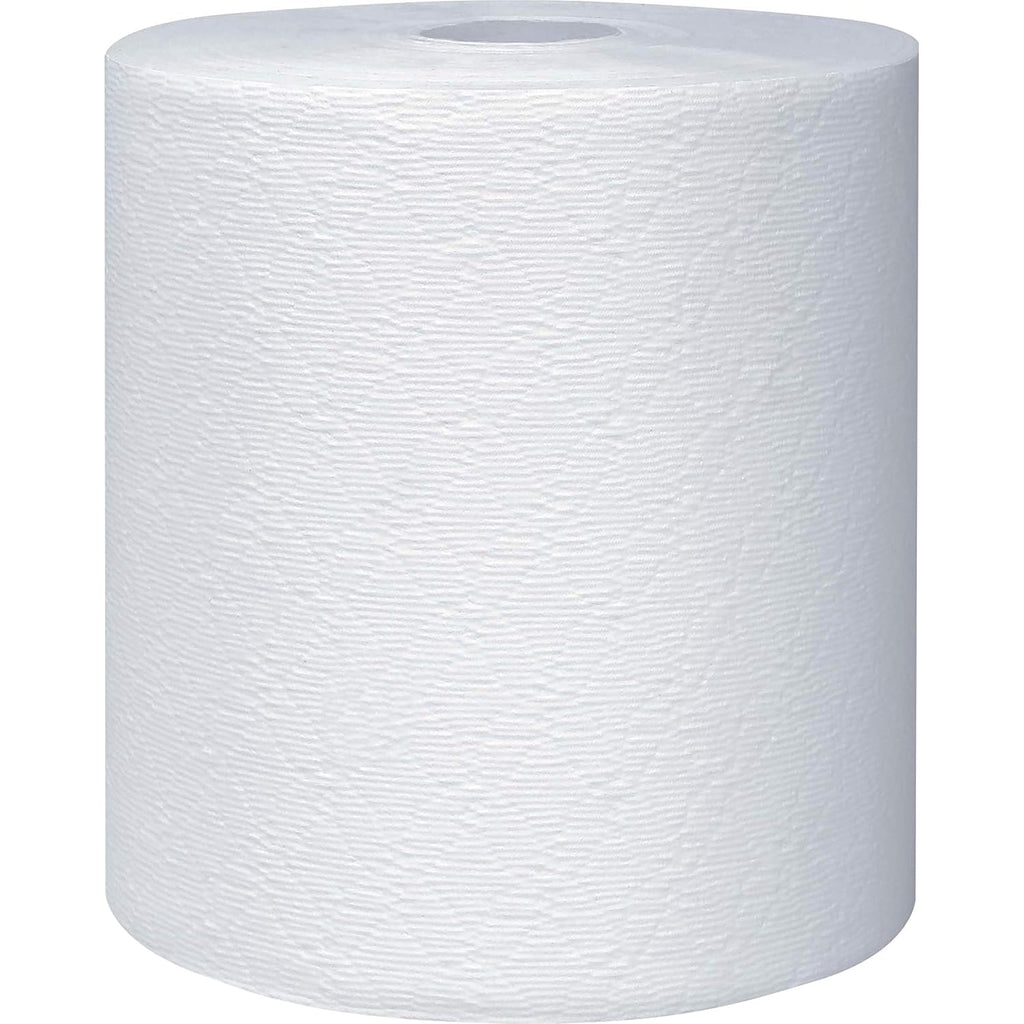White Hard Roll Paper Towels 12 Rolls L3685