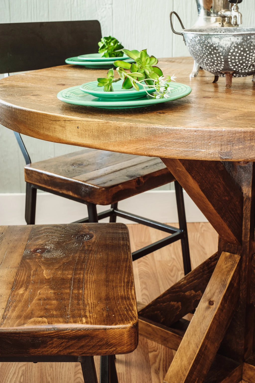 Solid Wood Farm Table Y31396