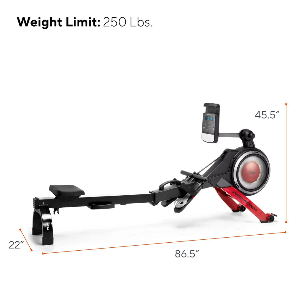 Rower with Display and Tablet Holder U981055