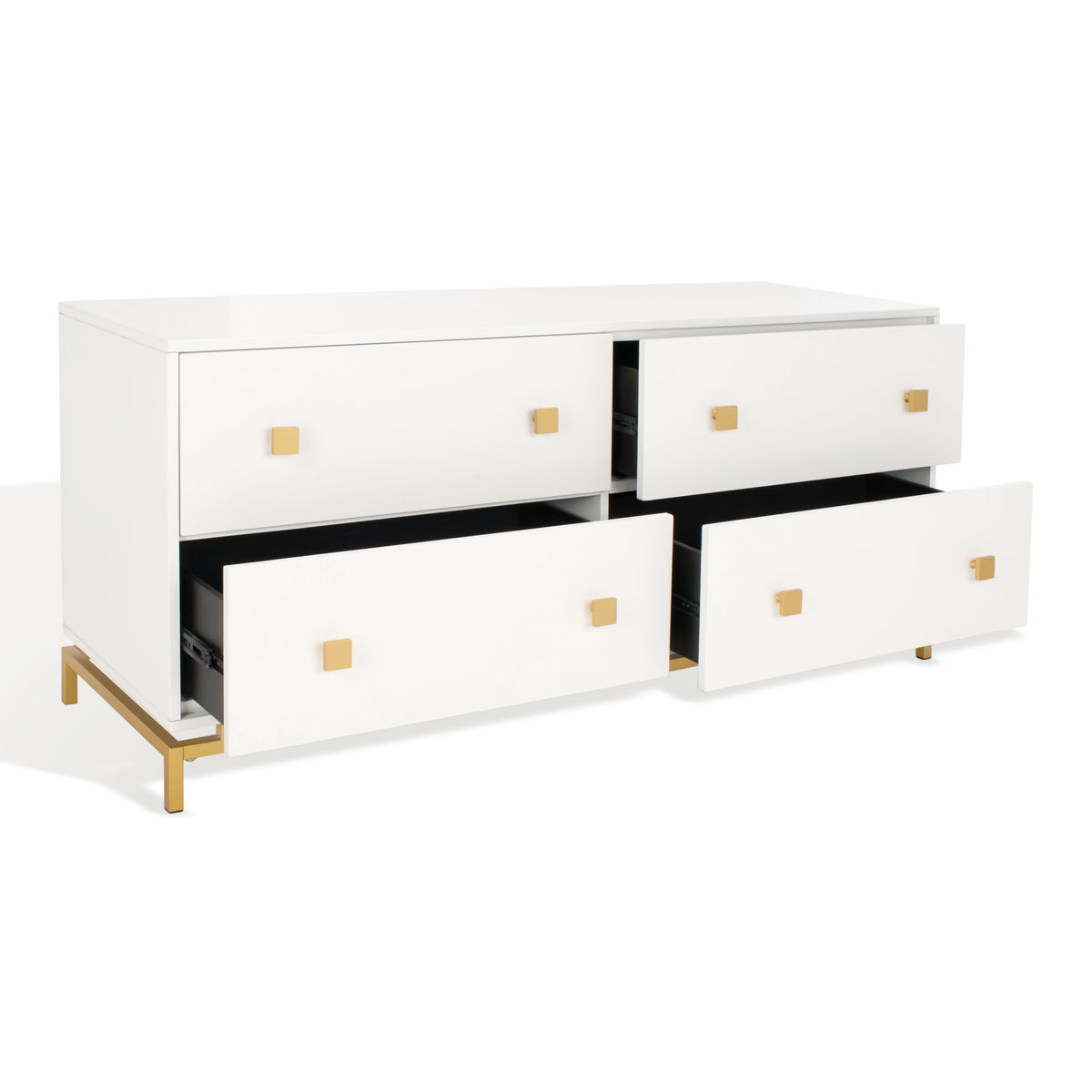 White 4-Drawer Dresser O198806