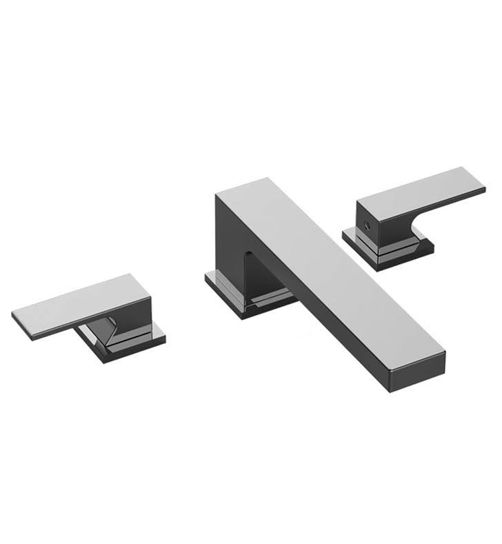 Widespread Deck Mounted Roman Tub Faucet with Lever Handle in Polished Chrome Z29122