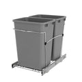 Double Pullout Trash Can 35 Qt Black G23942