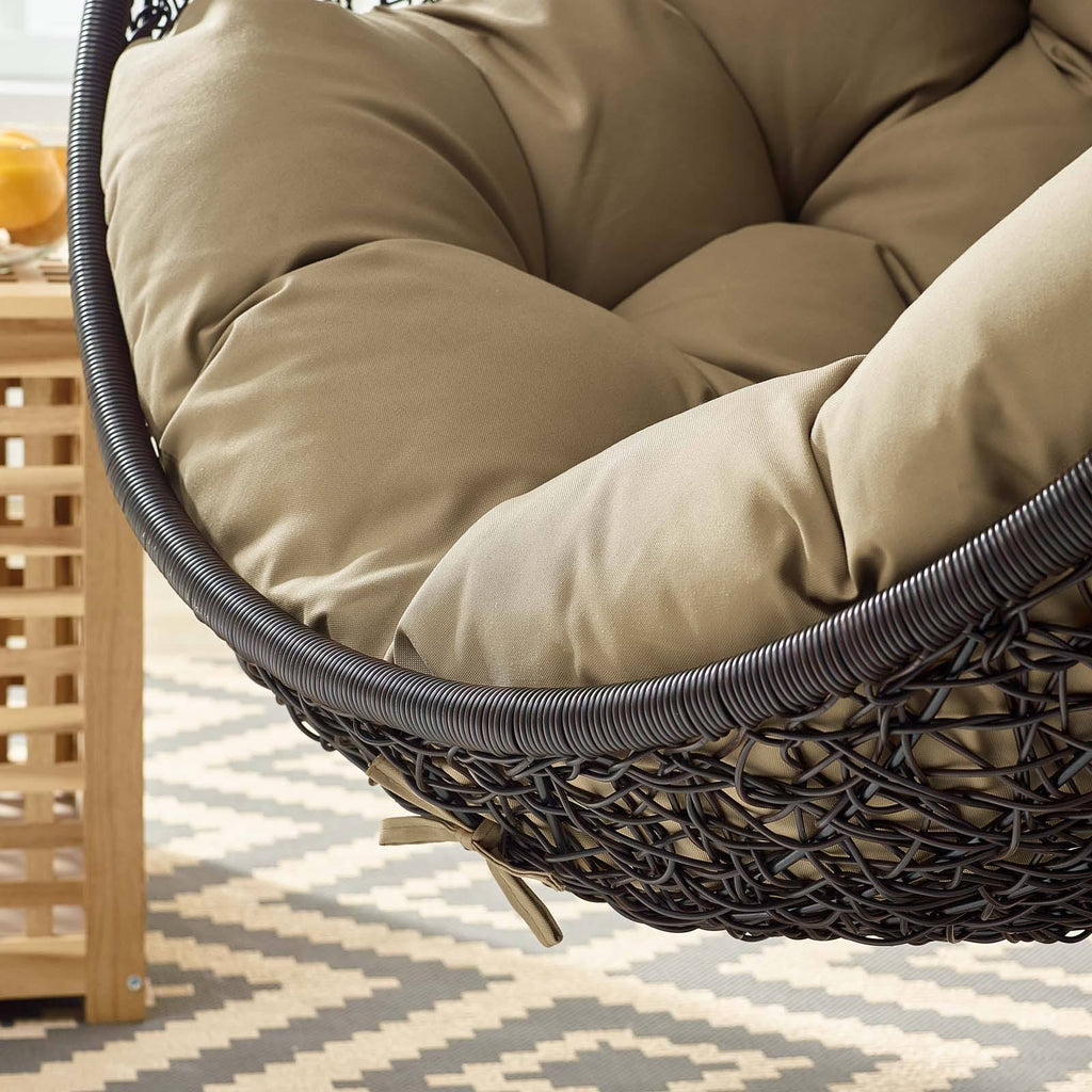 Black Outdoor Patio Lounge Chair K35378