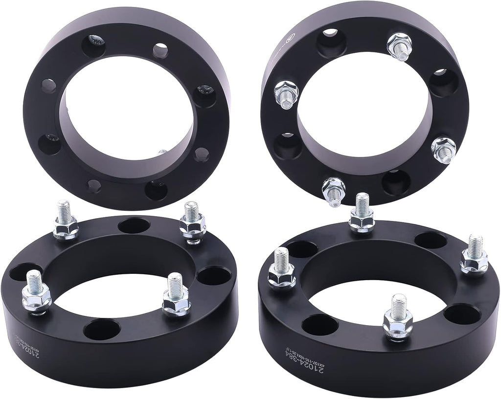Black Forged 4x137 to 4x156 ATV Wheel Adapters 1.5 Inch Pack of 4 K32534