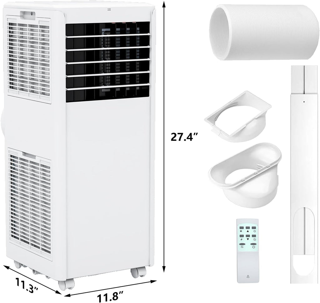 8,000 BTU Portable Air Conditioner with Remote Control L953