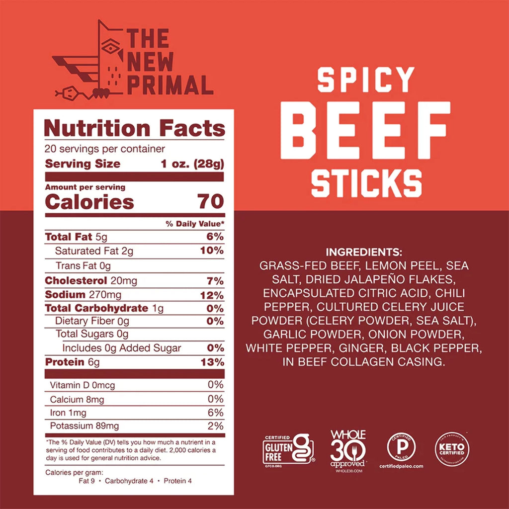 Zero Sugar Meat Stick Sampler, 10 Count W757