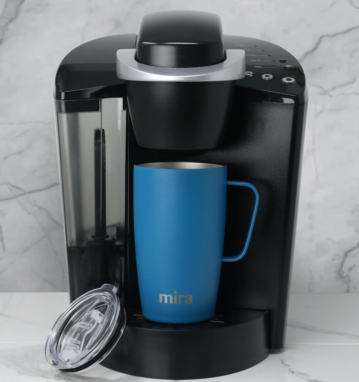 18oz Stainless Steel Vacuum Insulated Coffee Mug with Handle & Lid Z7231
