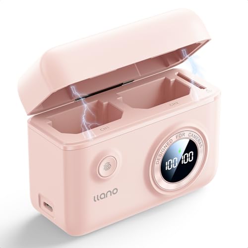18W Fast Dual USB C Camera Battery Charger with Smart Digital Display G6816
