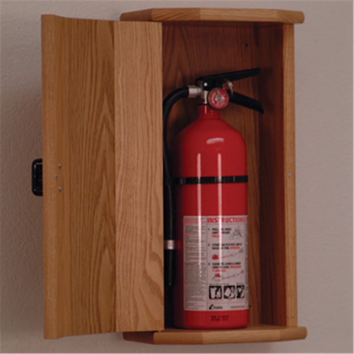 Wooden Mahogany Fire Extinguisher Cabinet L233315