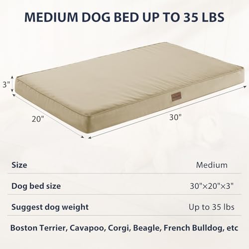 Waterproof Orthopedic Dog Bed with Removable Washable Cover U7683
