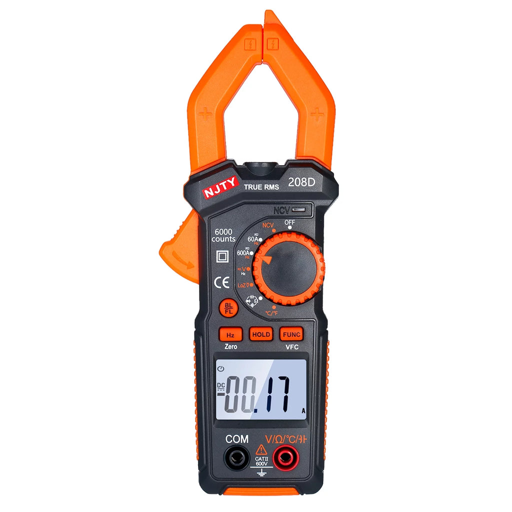 600A Ac/Dc Digital Clamp Meter True-Rms Multimeter L782