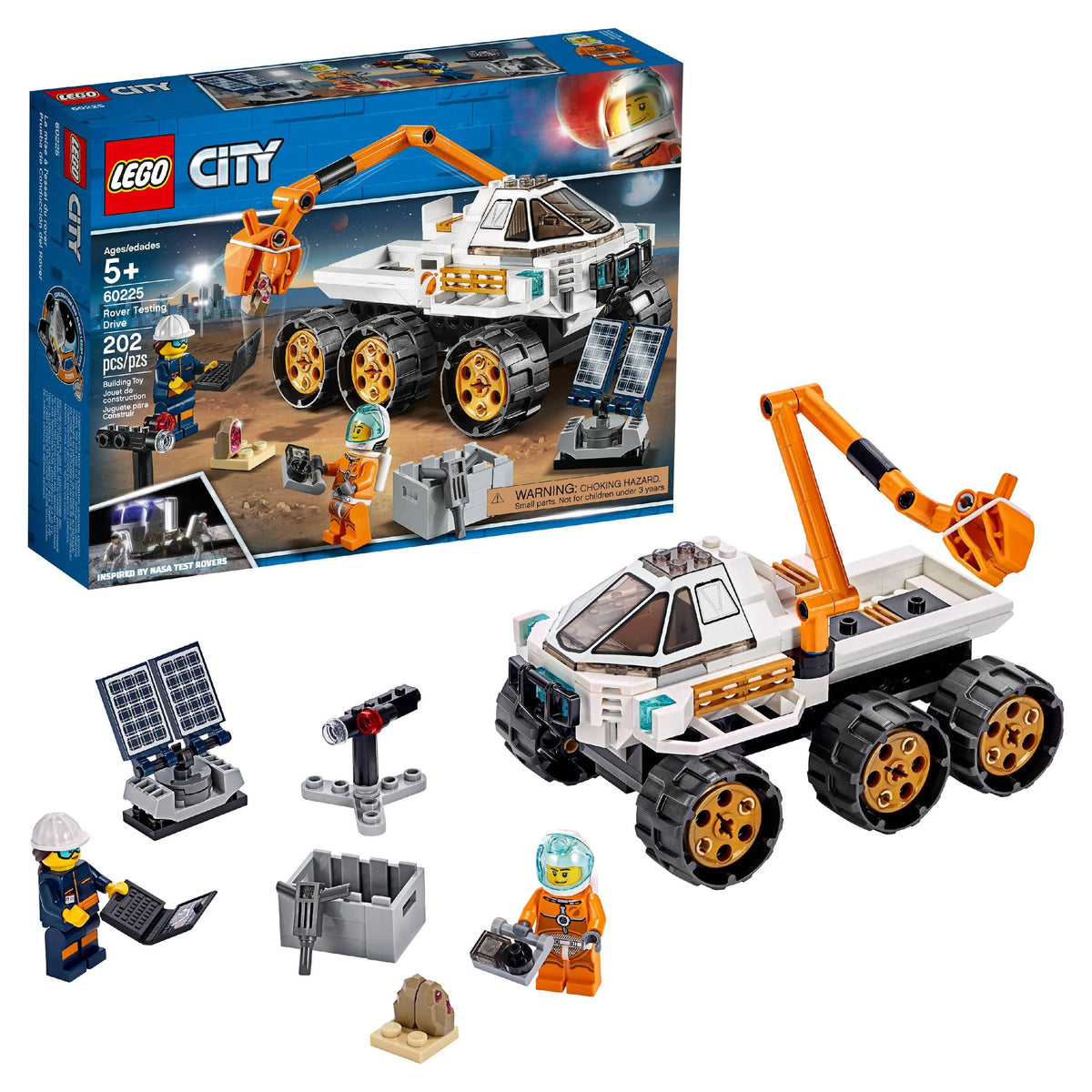 Space Rover Testing Drive 202 Pieces Kit V7291
