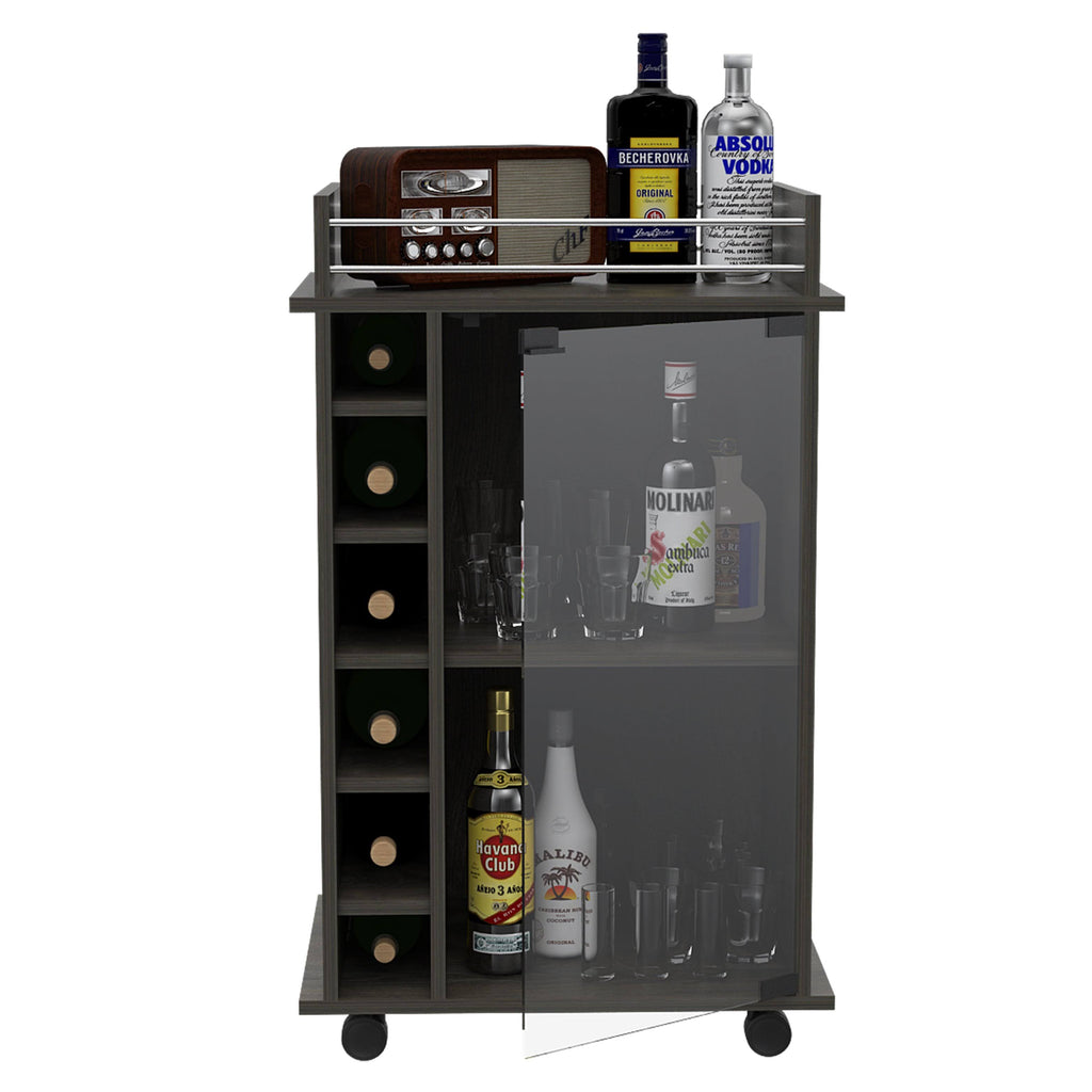 Grey Oak Bar Cart X488