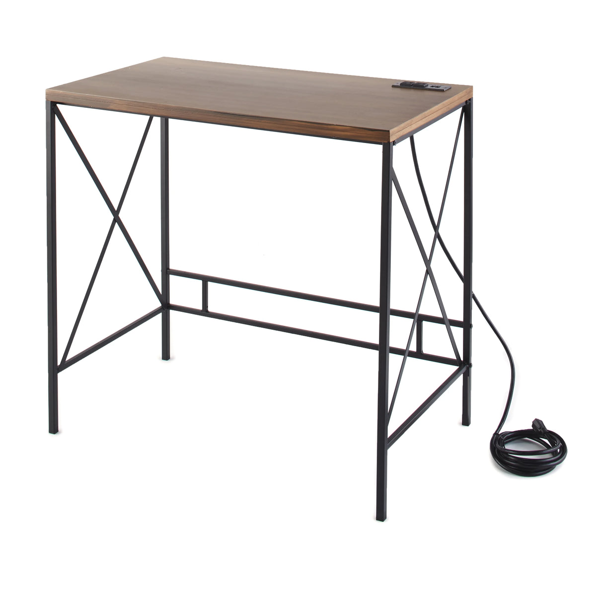 Powered Office Desk with Outlet & USB Port K579862