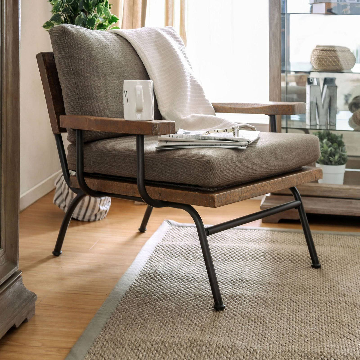 Light Brown Accent Chair G2507