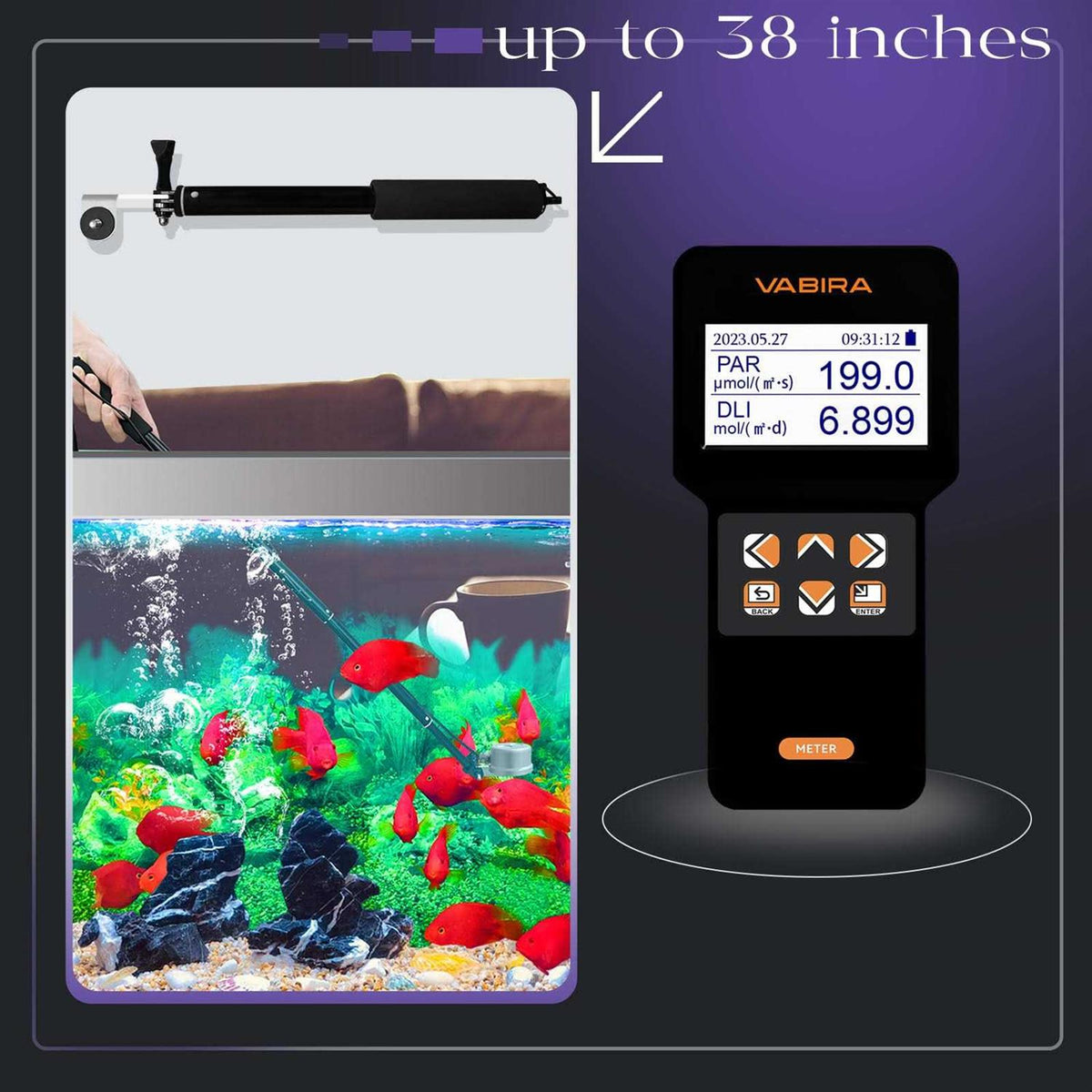 Aquarium PAR Meter C831