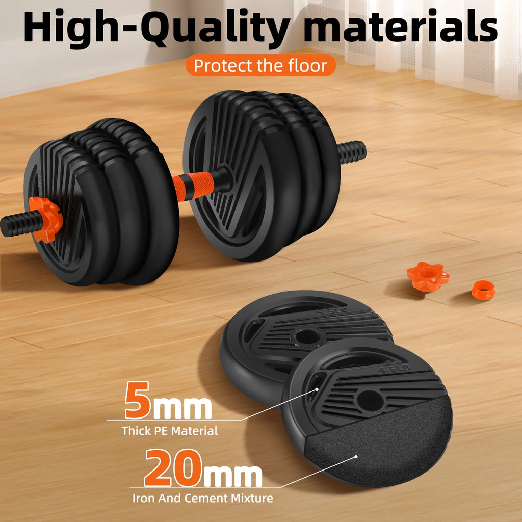 55 Lbs Adjustable Dumbbell Set A584