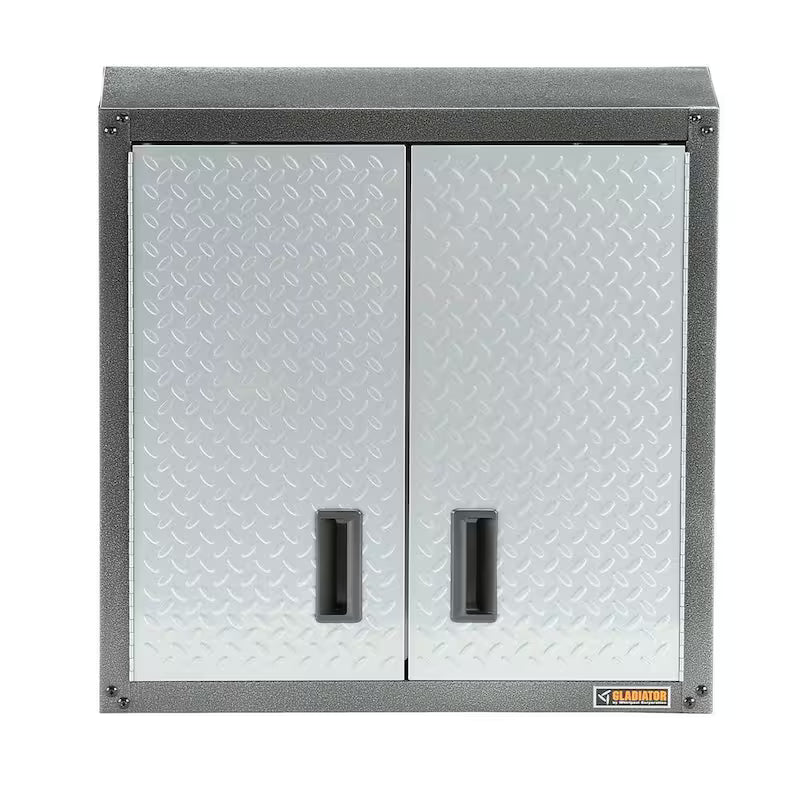Steel 1-Shelf Wall Mounted Garage Cabinet G59890