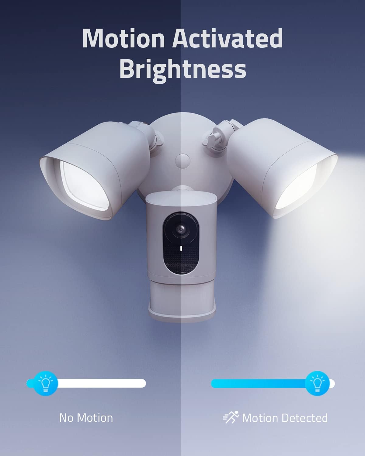 2K 2,500-Lumen Weatherproof Floodlight Cam X27255
