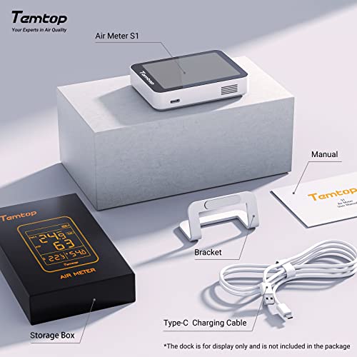 Air Quality Monitor Indoor Thermo-Hygrometer PM2.5 AQI Temperature Humidity Meter O24123