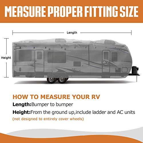 35-38 ft Triple Layer Polypro Trailer Camper RV Cover R7547