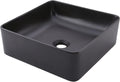 14 Inch Square Ceramic Vessel Sink B37816