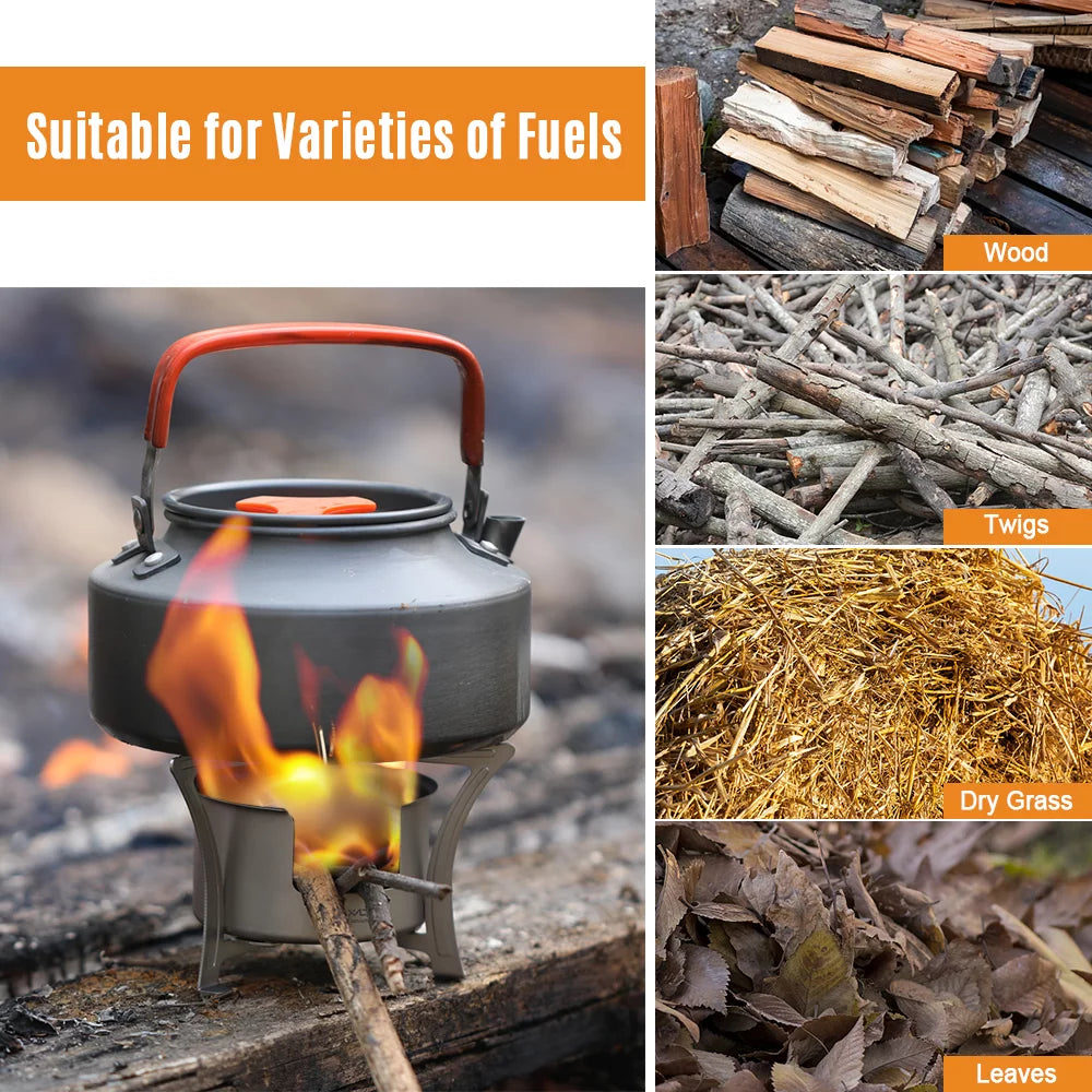 Ultralight Mini Pocket Alcohol Stove Titanium B50940
