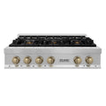 36 Inch 6 Burner Gas Rangetop Stainless Steel Z219
