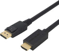 DisplayPort to HDMI Cable 6ft Black Pack of 2 H48292