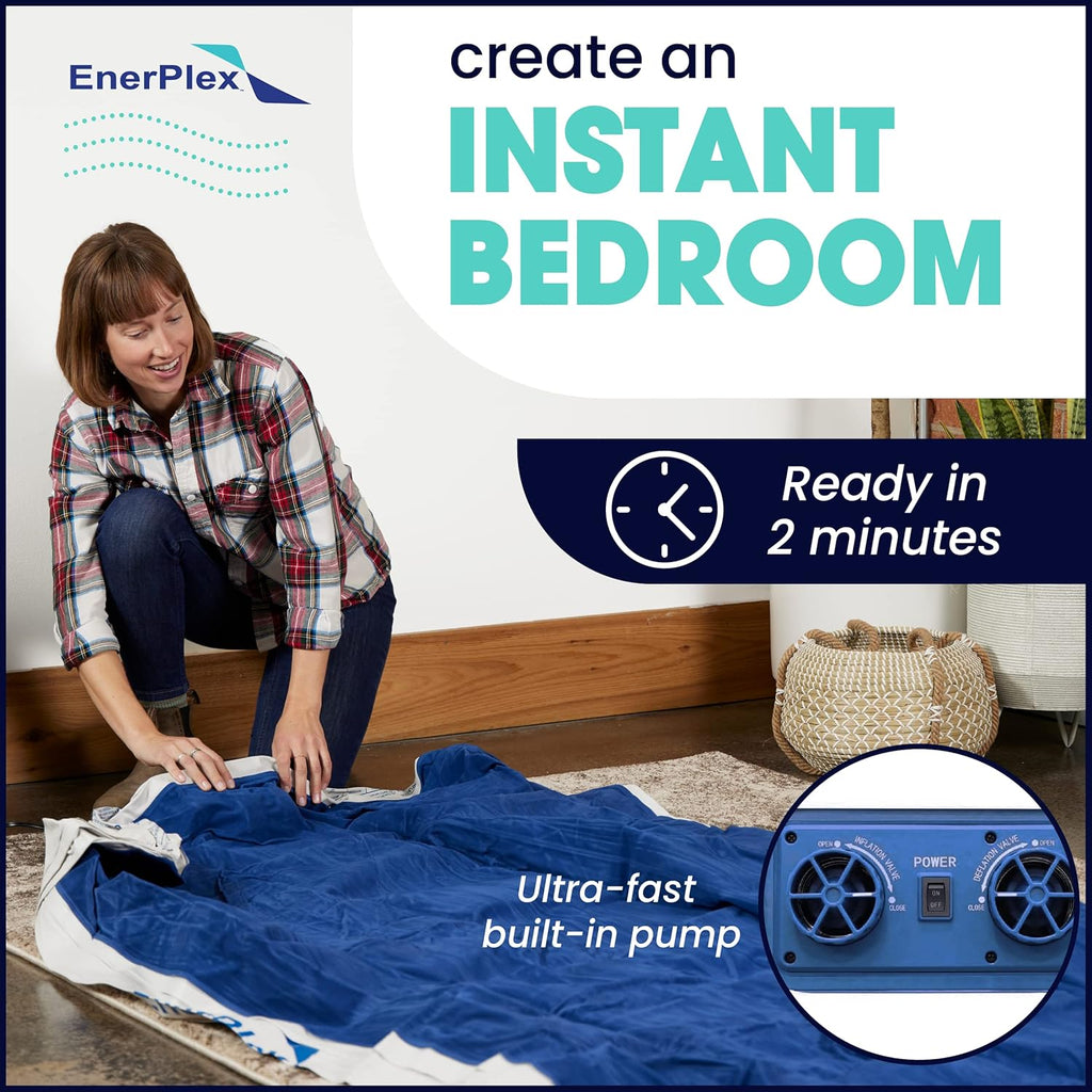 Queen Air Mattress with Built-in Dual Pump U540