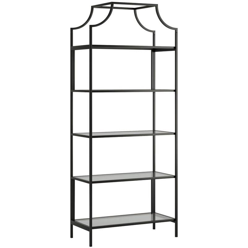 Black 2 Piece Bookcase Set Z958832