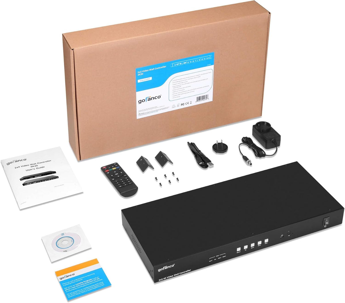 2x2 Video Wall Processor Controller J633