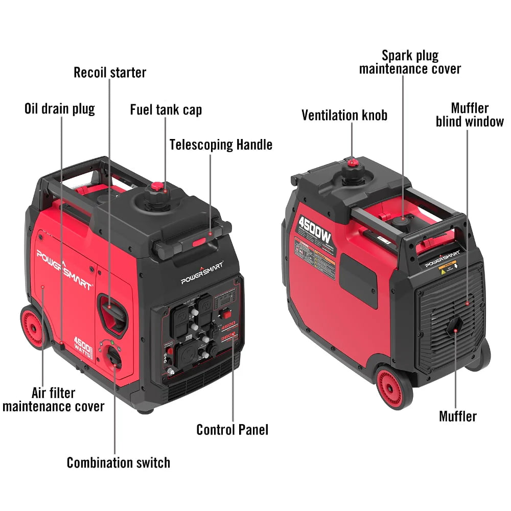 4500W Inverter Generator B351551
