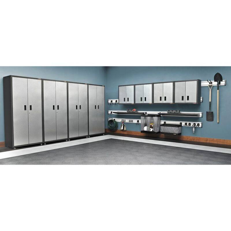 Steel 1-Shelf Wall Mounted Garage Cabinet G59890