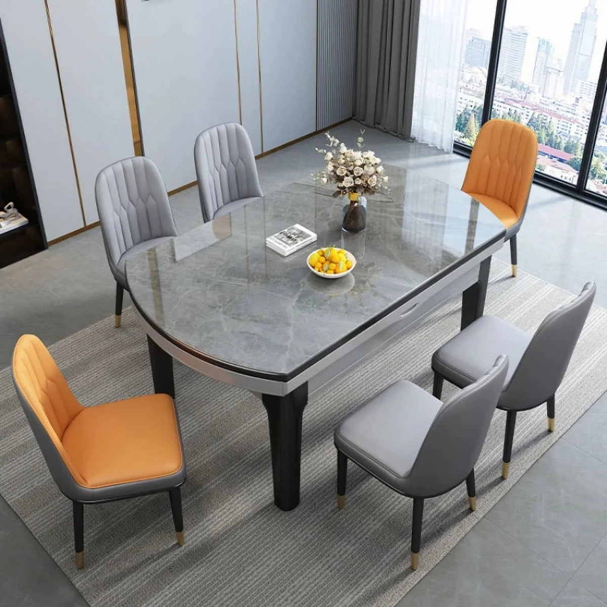 Extendable Wooden Dining Table U536