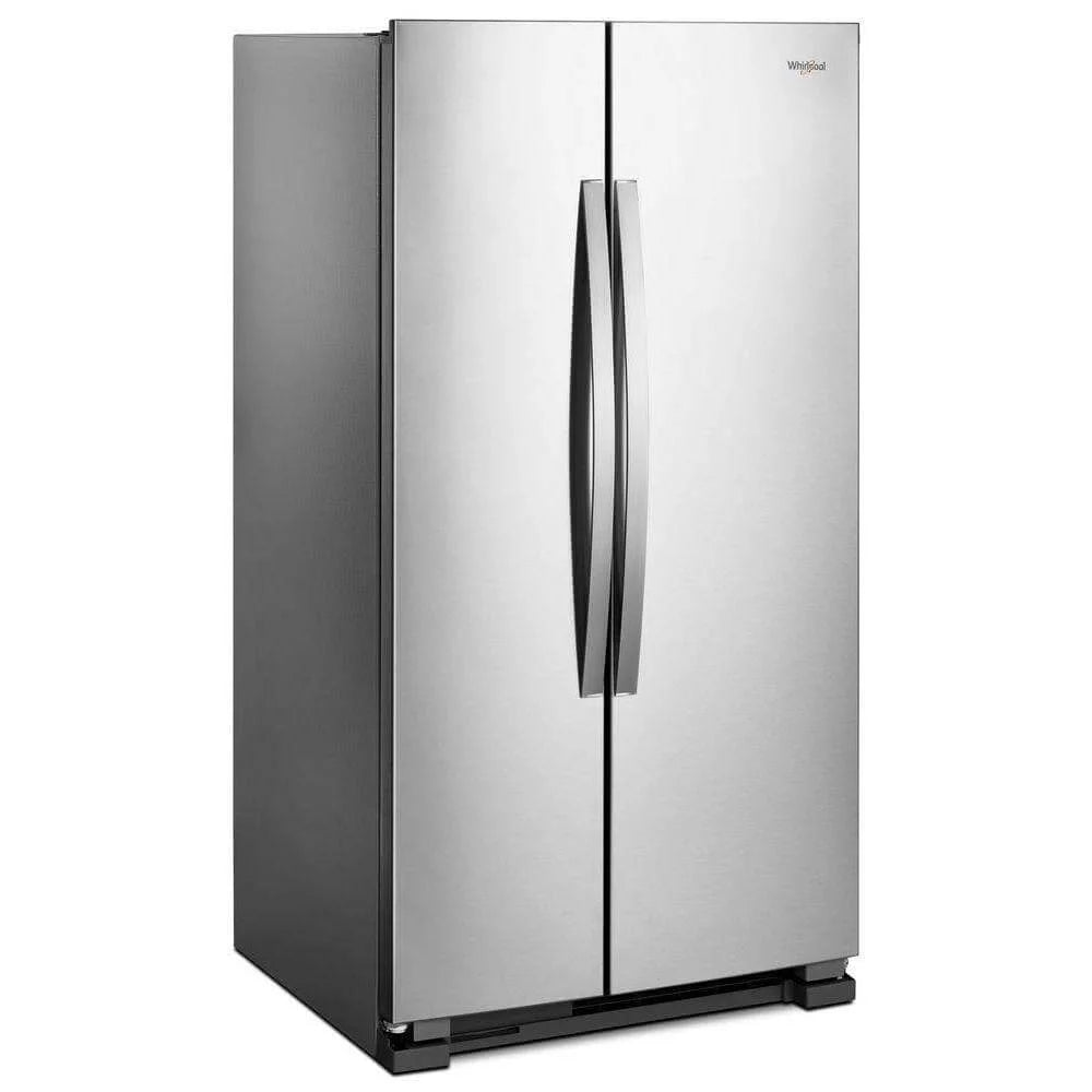 Side by Side Freestanding Refrigerator White S482