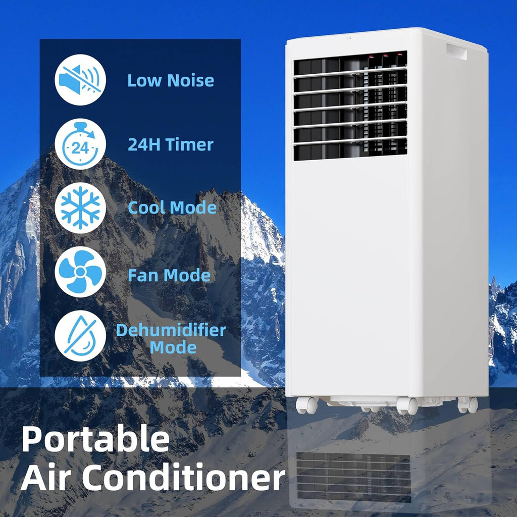 8,000 BTU Portable Air Conditioner with Remote Control L953
